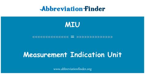 miu miu definition|miu meaning in measurement.